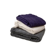 Tasselled Chenille Throw